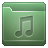 Folder Green Music Icon